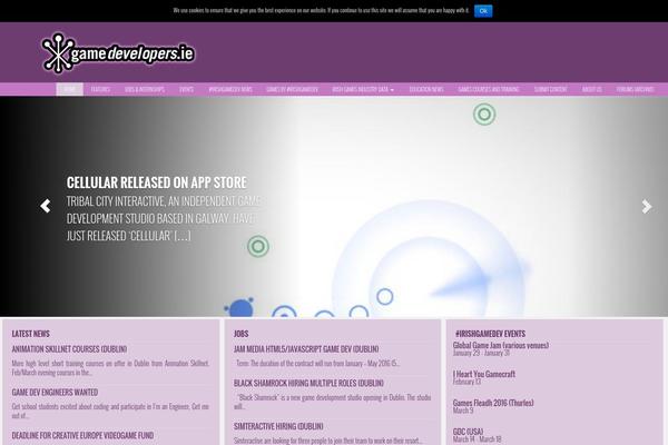 Live theme site design template sample