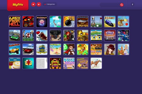 WpFriv theme site design template sample