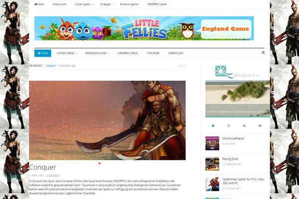 SuperNews theme site design template sample