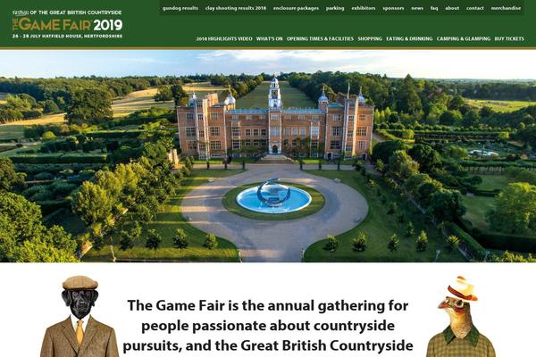 gamefair.co.uk site used The-game-fair