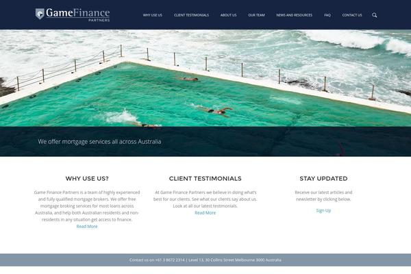 Durus theme site design template sample