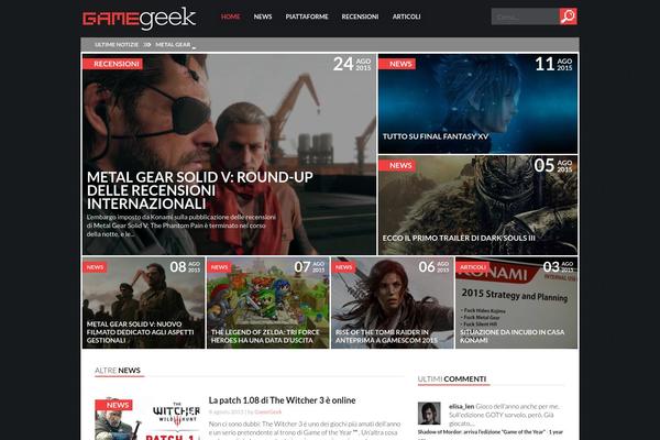 Today theme site design template sample