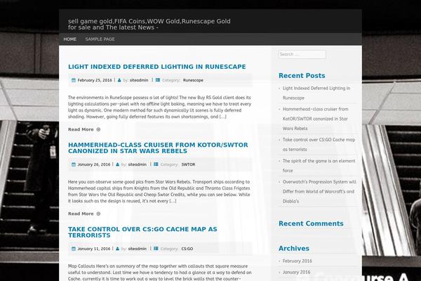 Topcat Lite theme site design template sample