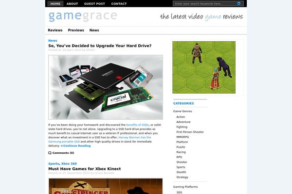 gamegrace.com site used Premiumnews