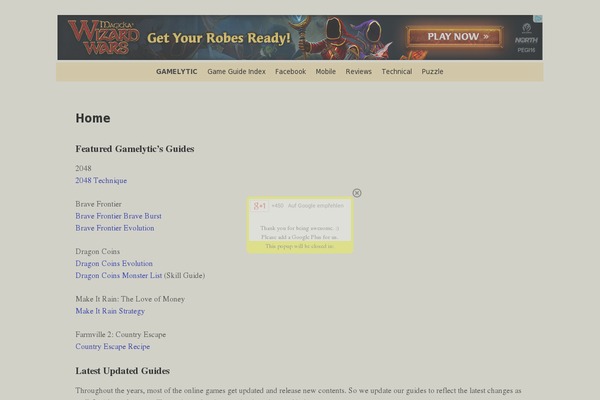 Site using TablePress plugin
