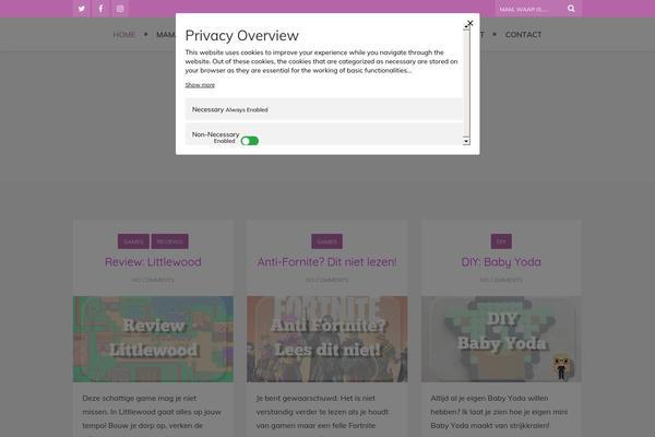 Zarja theme site design template sample
