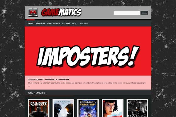 Valor theme site design template sample