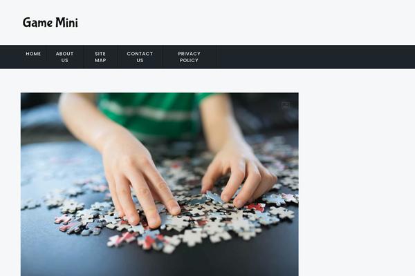 Inx Game theme site design template sample