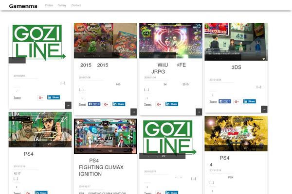 Pinbin theme site design template sample