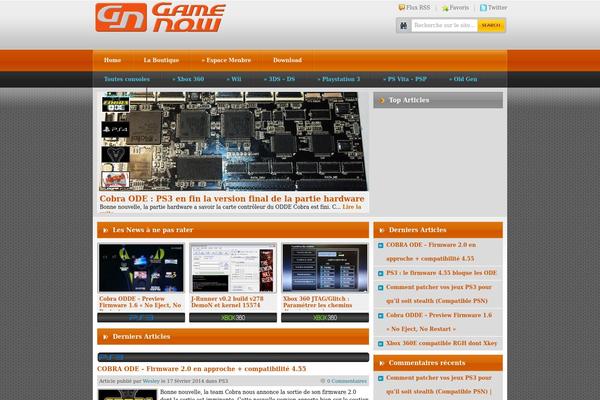 Gamenow theme site design template sample