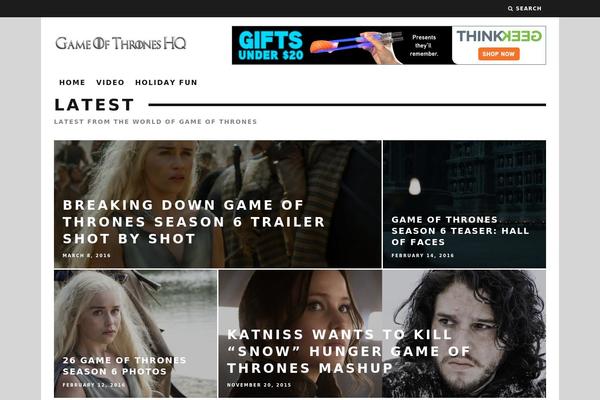 15Zine theme site design template sample