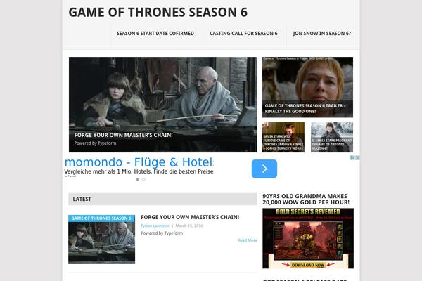 Point theme site design template sample