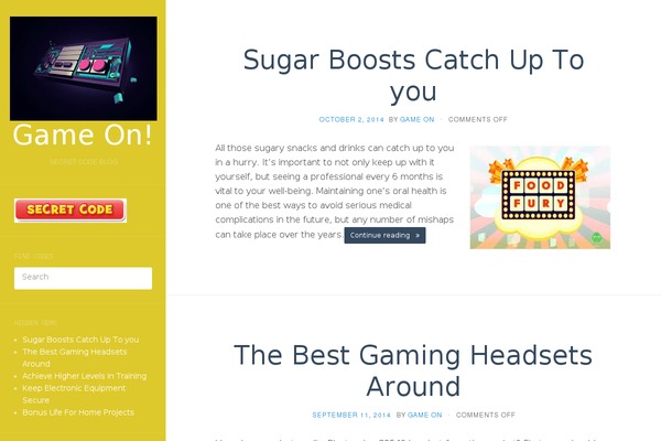 Flat theme site design template sample