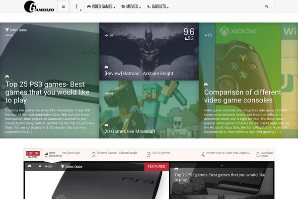 gameozo.com site used Courier-blog