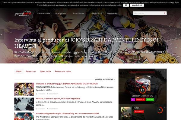 Gauge theme site design template sample