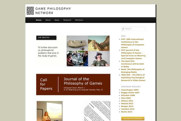 Site using Twenty Eleven Theme Extensions plugin