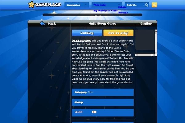 Site using Games-wp-postratings plugin