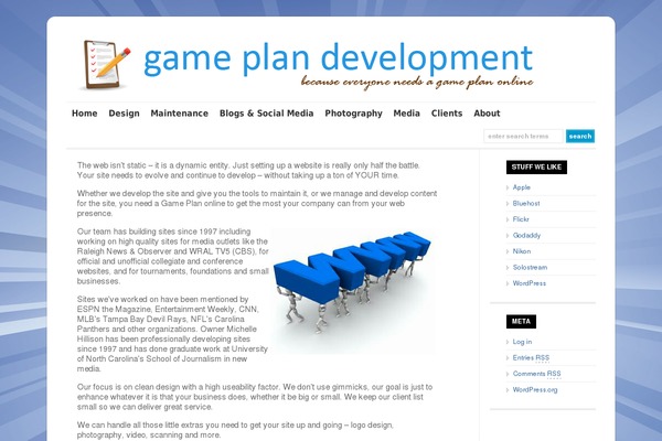 WP-Ellie theme site design template sample