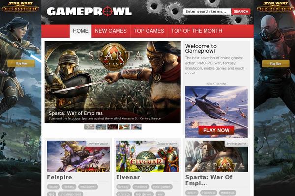 Unique theme site design template sample