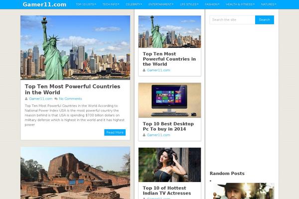 PR Pin theme site design template sample