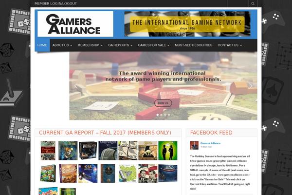 Gameleon theme site design template sample