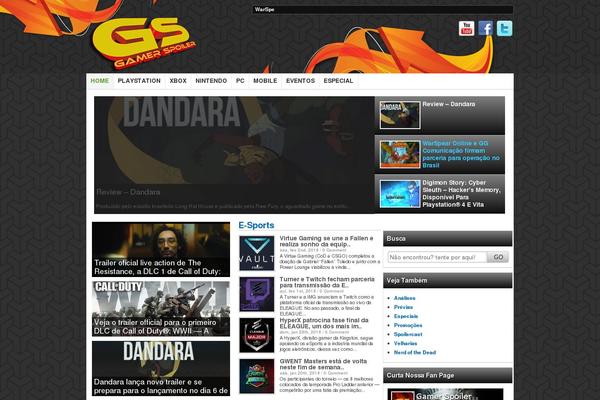 gamerspoiler.com site used Gameup Single Pro WordPress theme