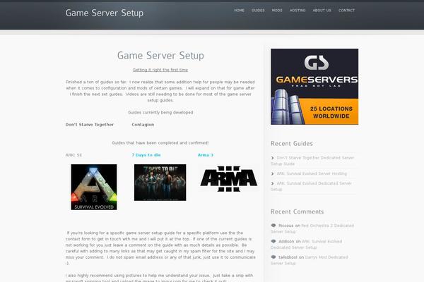 inFocus theme site design template sample