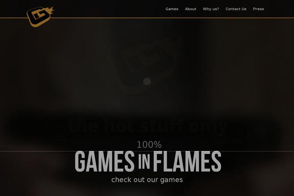 gamesinflames.com site used Twenty Twenty