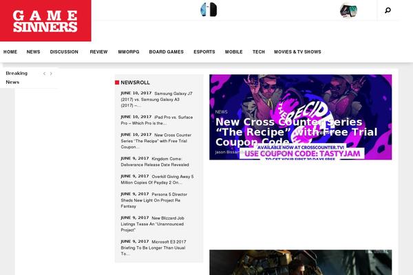 Top News theme site design template sample