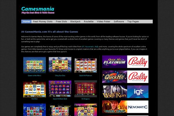 Gonzo theme site design template sample
