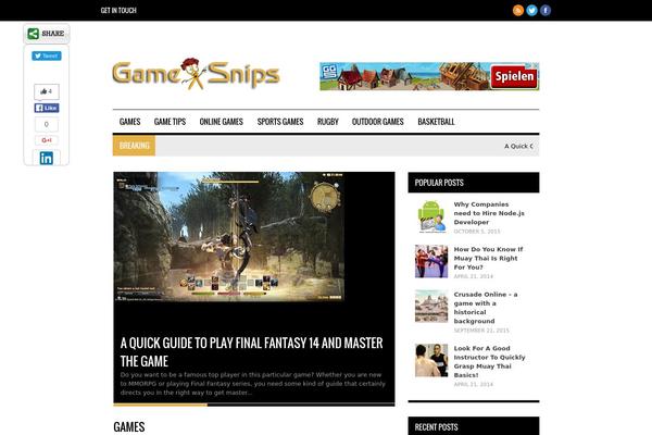 Hades theme site design template sample