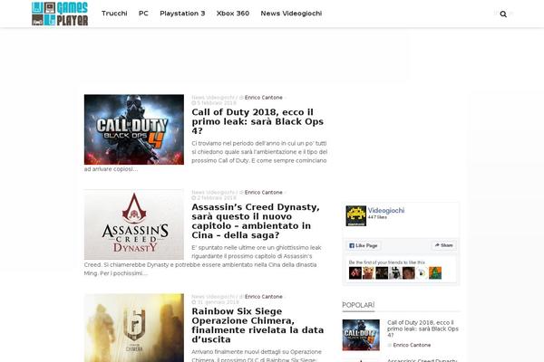 Admag theme site design template sample