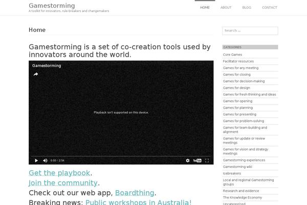 Storefront theme site design template sample