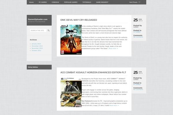 gamesuploader.com site used New