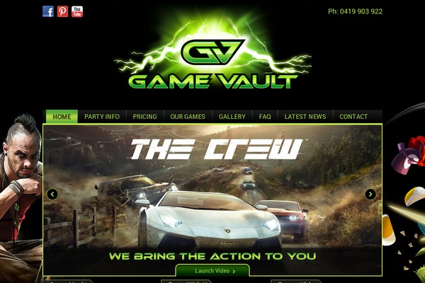 Titan theme site design template sample