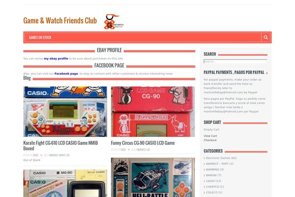 Site using Categories by Tag Table plugin