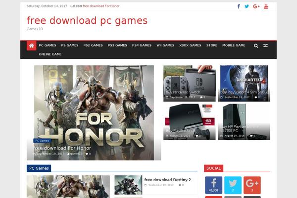 Site using Lightbox plugin