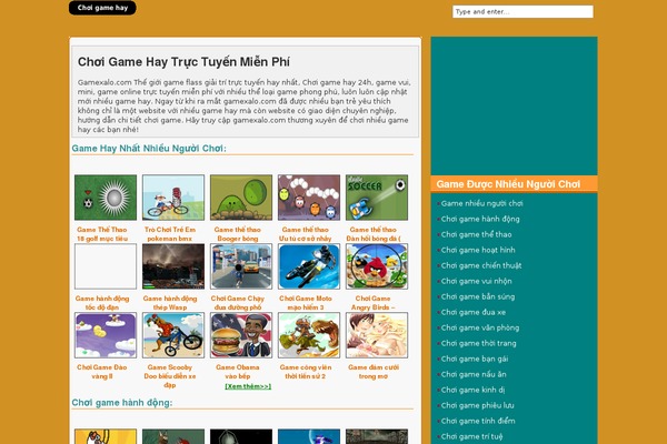 Game theme site design template sample