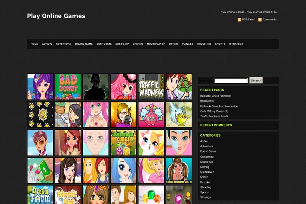 Triqui theme site design template sample