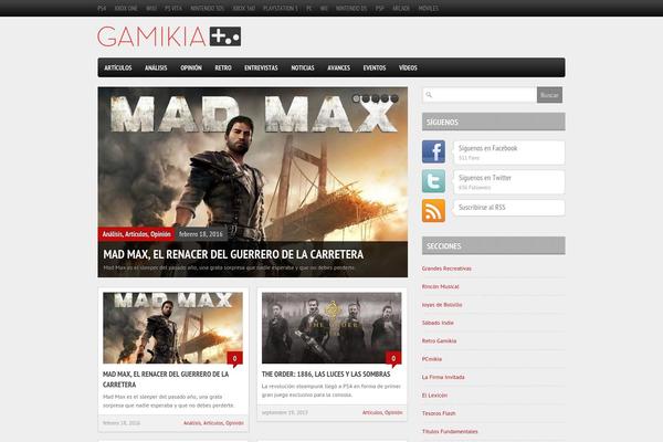 Boulevard theme site design template sample