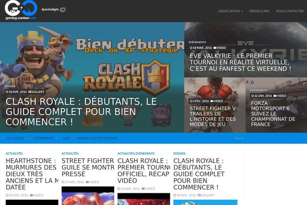 gaming-contest.com site used Fullby Premium