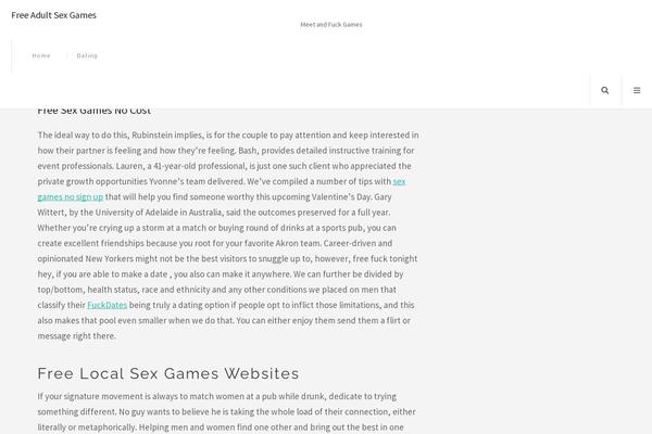 gaming-rules.com site used Core Blog