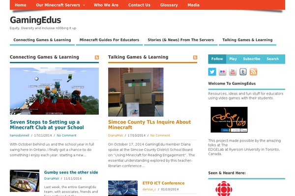MesoColumn theme site design template sample