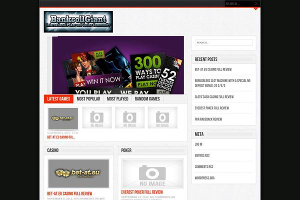 Gameleon theme site design template sample