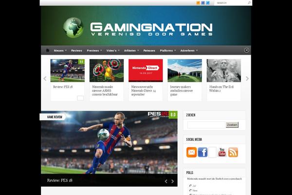 Made theme site design template sample