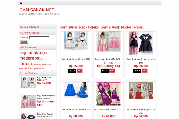 Belanja theme site design template sample