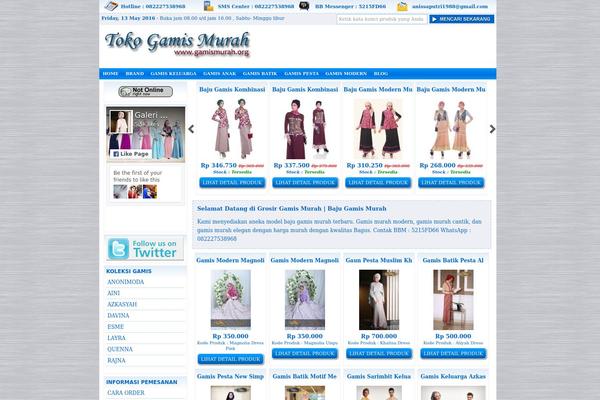 Indostore4 theme site design template sample