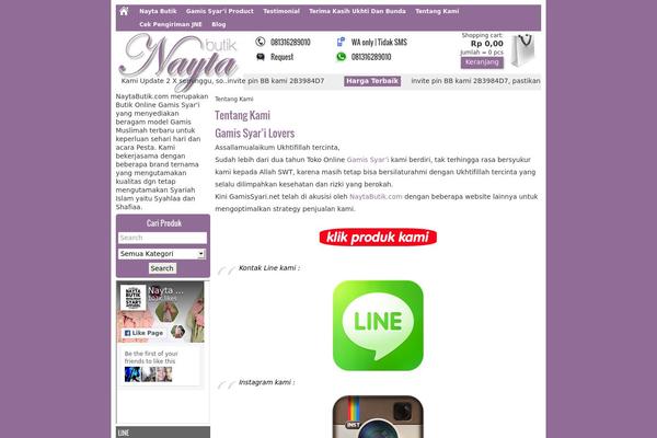 Minimarket theme site design template sample