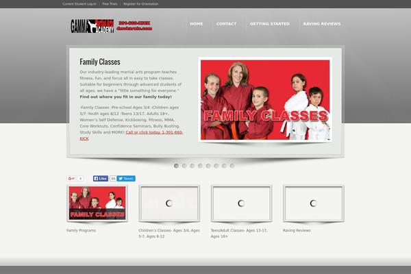 Karma theme site design template sample