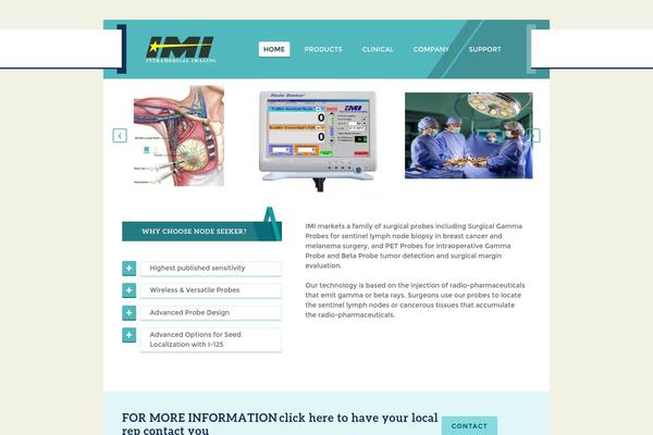 Medical theme site design template sample